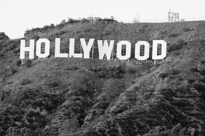Hollywood schriftzug
