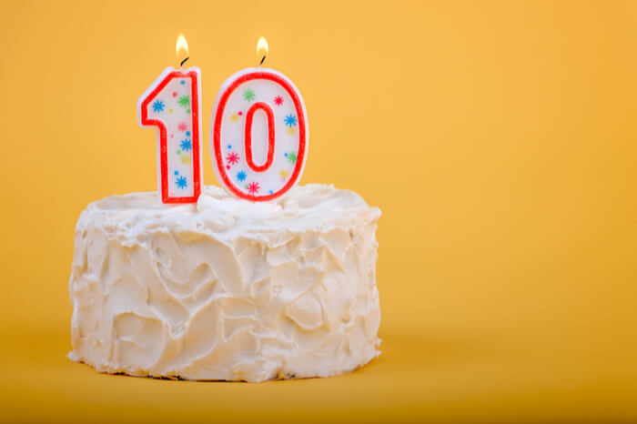 Geburtstagskuchen 10 Jahre
