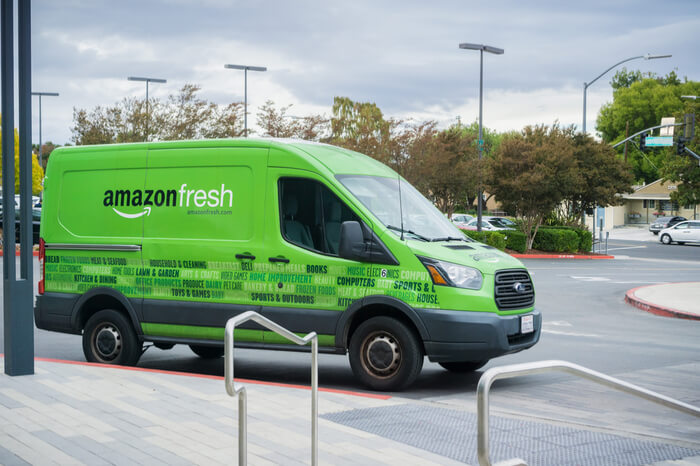 Lieferwagen Amazon Fresh