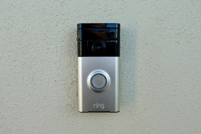 Klingel mit integrierter Kamera der Amazon-Tochter Ring