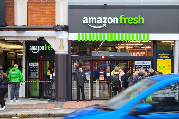 Amazon eröffnet seinen ersten Amazon Fresh Store außerhalb der USA in London, Großbritannien