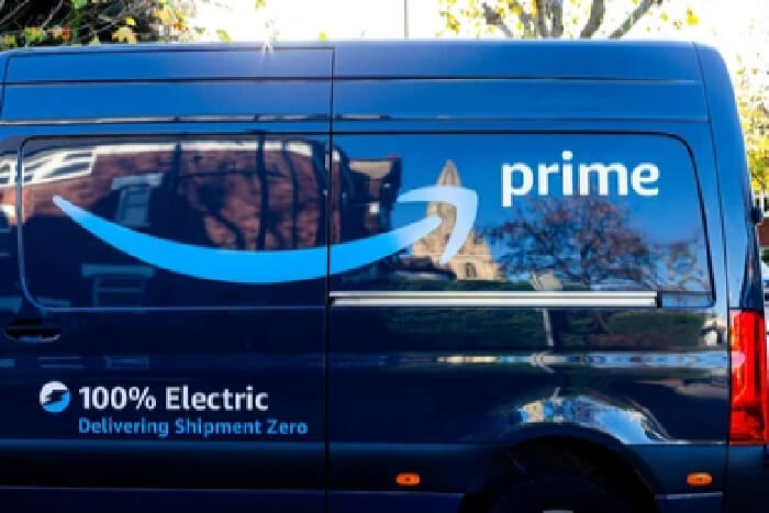 Elektrischer Lieferwagen von Amazon