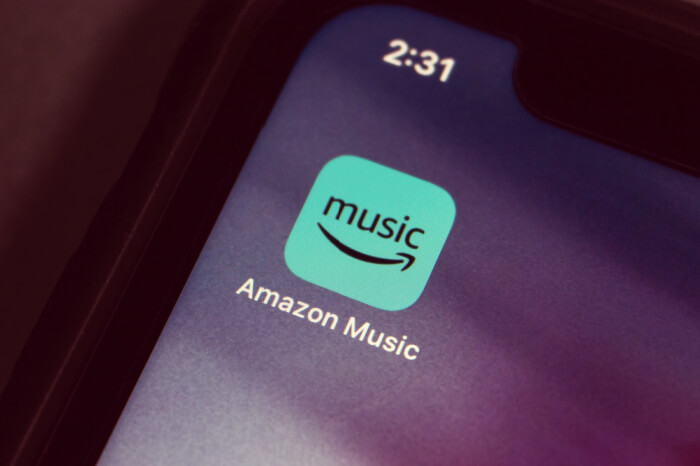 Amazon-Music-App auf einem Smartphone