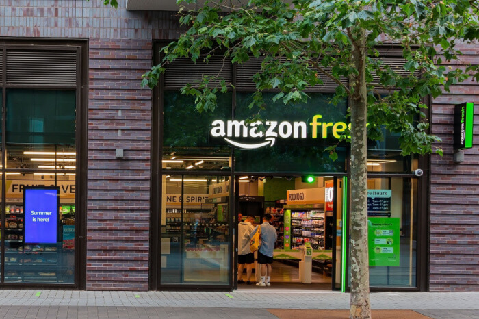 Filiale der Supermarktkette Amazon Fresh