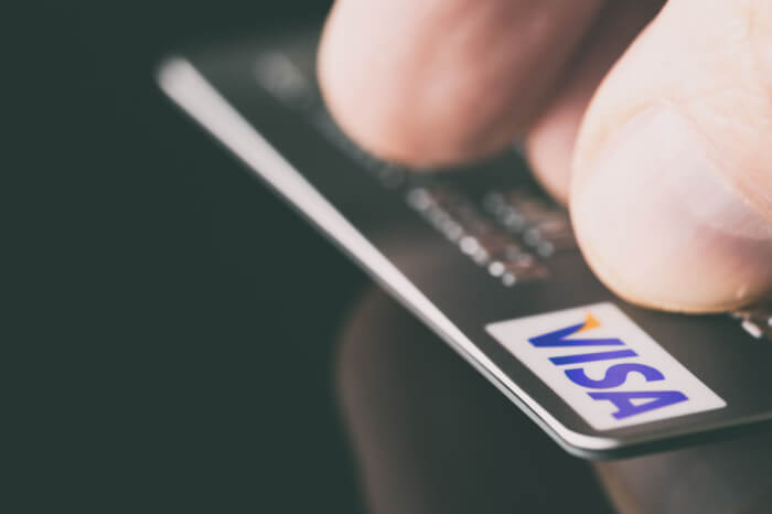 Kreditkarte als Zahlungsmittel: Visa-Karte