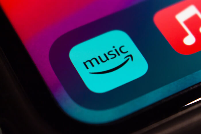 Amazon-Music-App auf einem Smartphone 