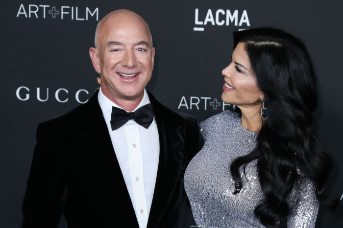 Jeff Bezos und Lauren Sánchez