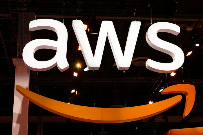 AWS: Logo von Amazons Cloud-Sparte Amazon Web Services