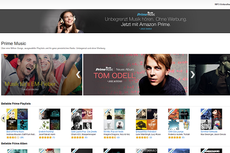 Amazon Prime Music Screenshot