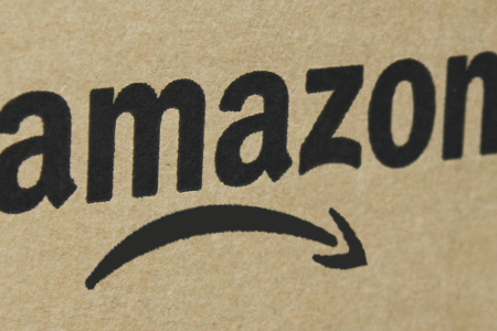 Umgedrehtes Amazon-Logo