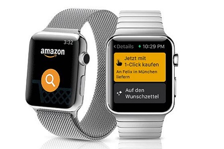 Amazon shopping App auf Apple Watch
